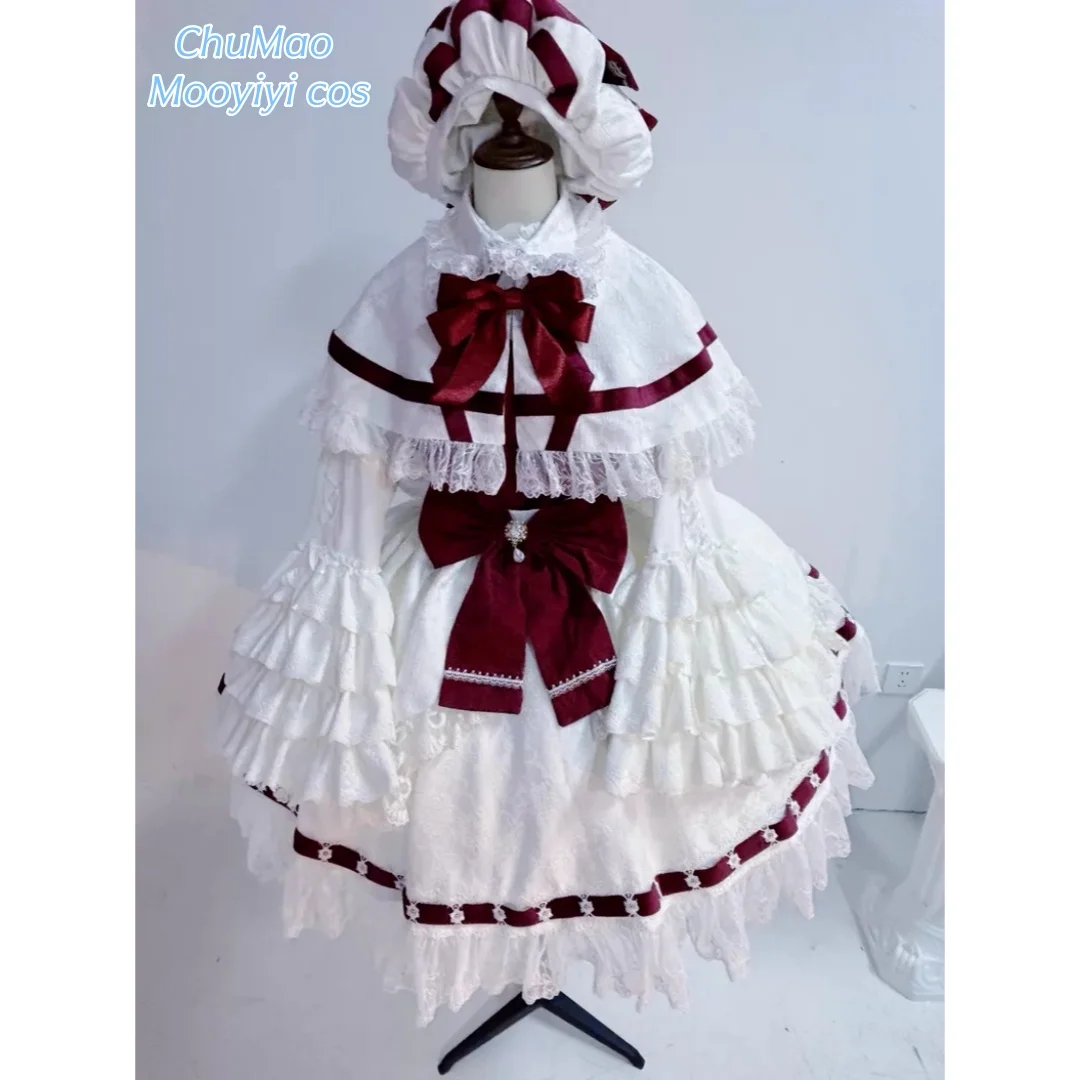 

Remilia Scarlet Cosplay costume Halloween Christmas Comic New Touhou Project New Chumao Mooyiyi cos Lolita Dress Women Dress