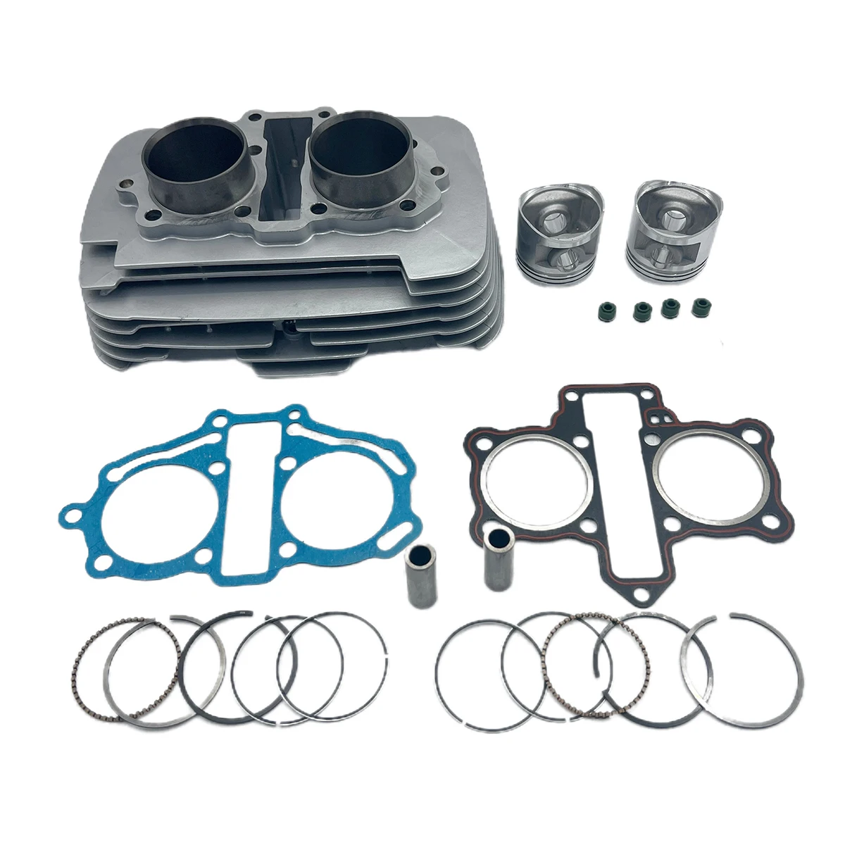 Twin Cylinder Body Piston Gasket Kits for Honda Rebel 250 CMX250 CB250 DD250E 12100-KBG-671