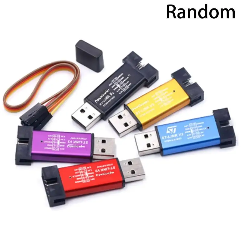 

1/2/3Pcs ST LINK V2 LINK STLINK STM8 STM32 Simulator Download Programmer W Cover Cable Emulator Downloade Cable