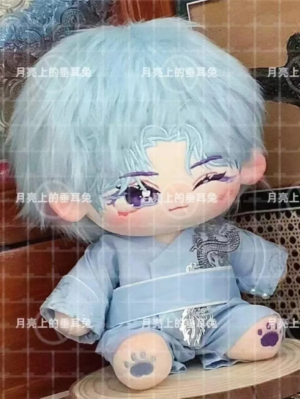 Idoll Luo Yunxi синий костюм ручной работы для куклы 20 см, игрушечный костюм, одежда для косплея, конец луны, подарок, милый