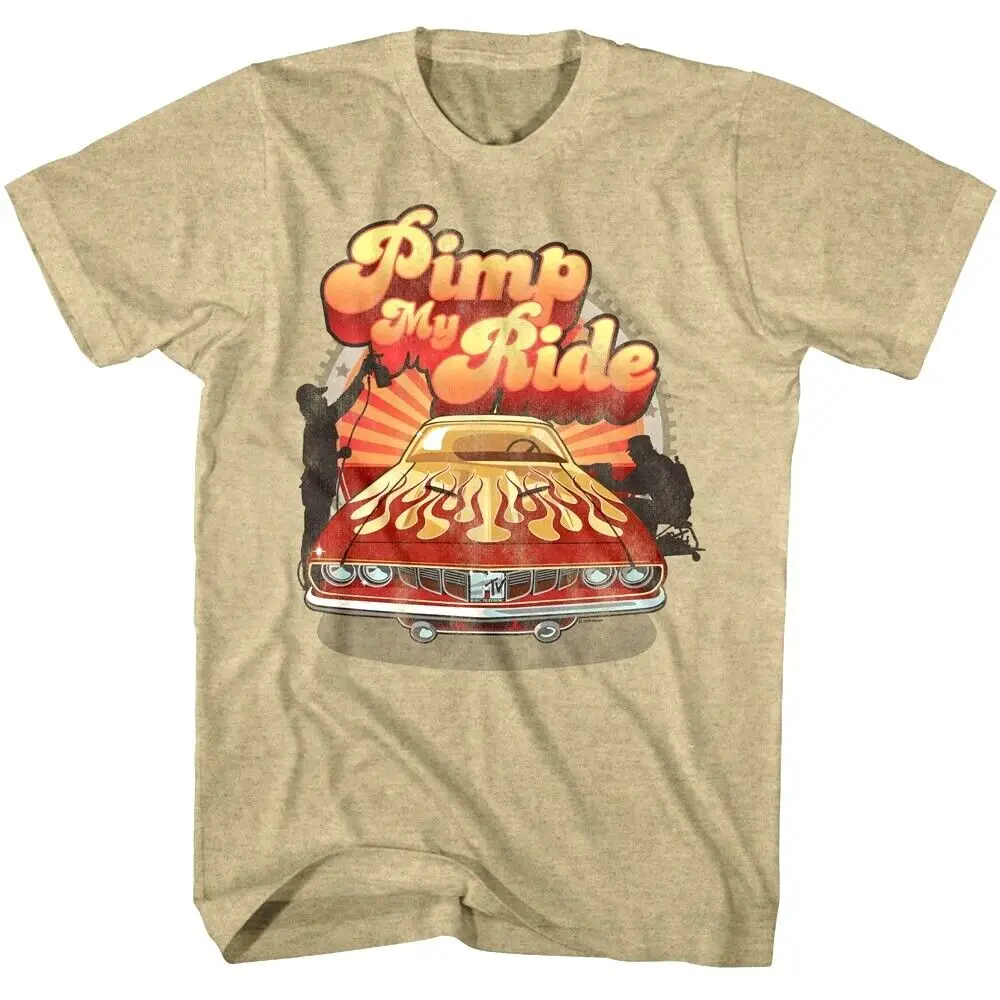 Pimp My Ride Flaming Car Men's T Shirt