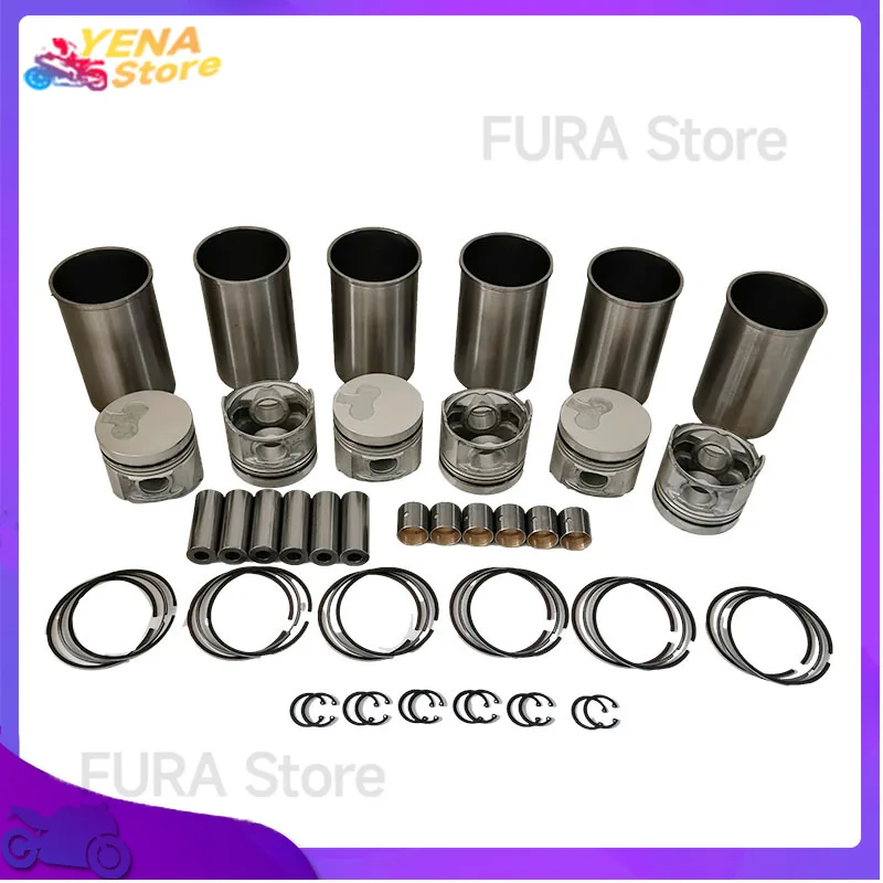 

Applicable to Nissan Patrol Y62 Y61 6 Cylinder TD42T Engine Piston Cylinder Sleeve Liner Kit Gasket Set for Diesel Engine