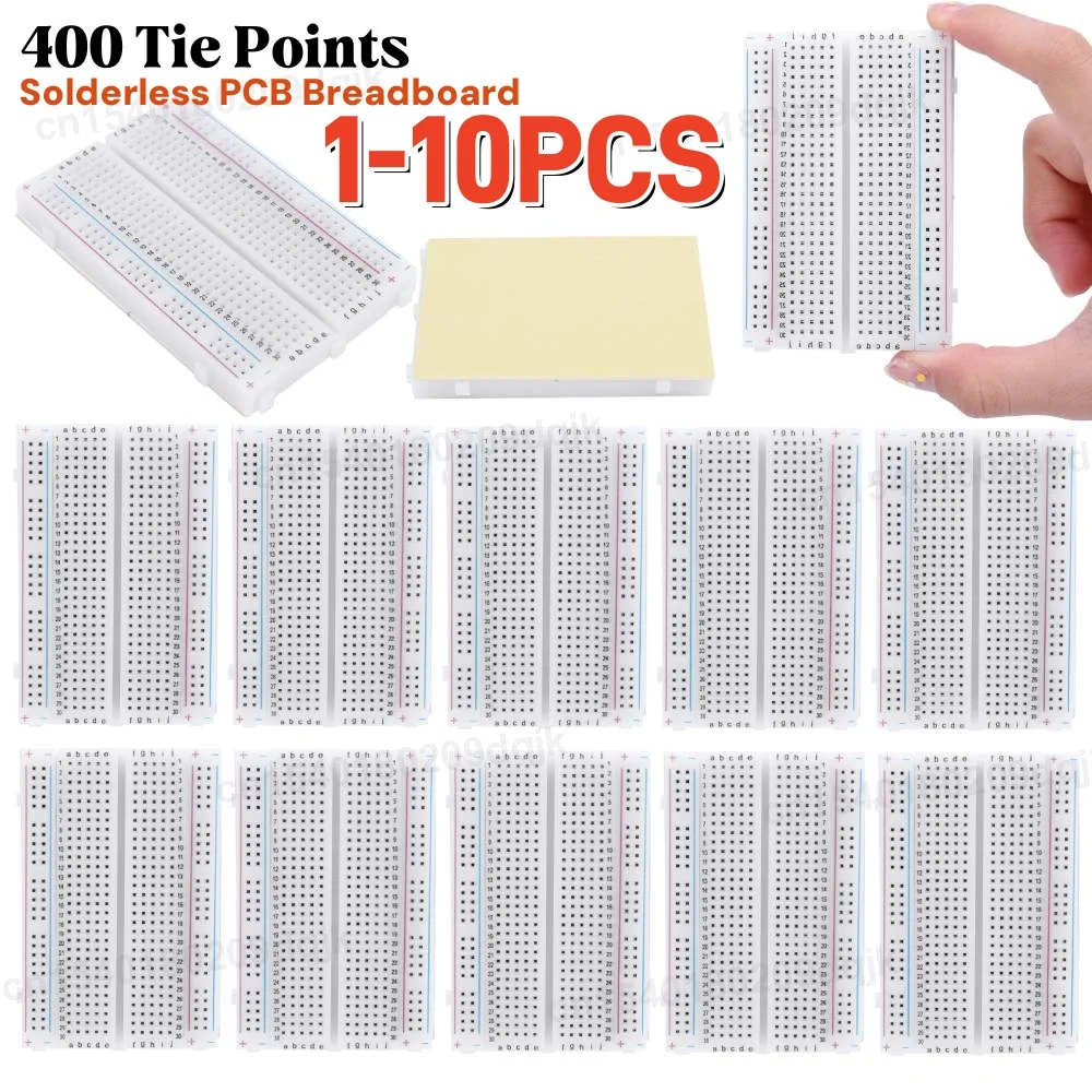 1-10X 400 نقاط التعادل لحام PCB اللوح البسيطة العالمي اختبار Protoboard لتقوم بها بنفسك لوح خبز لاختبار الحافلة لوحة دوائر كهربائية #1
