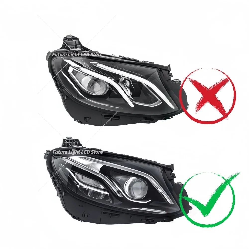 White Daytime Running Light LED Module For Mercedes W213 E Class E200 E300 2018-2020 Multibeam Headlight DRL Chips Light Source