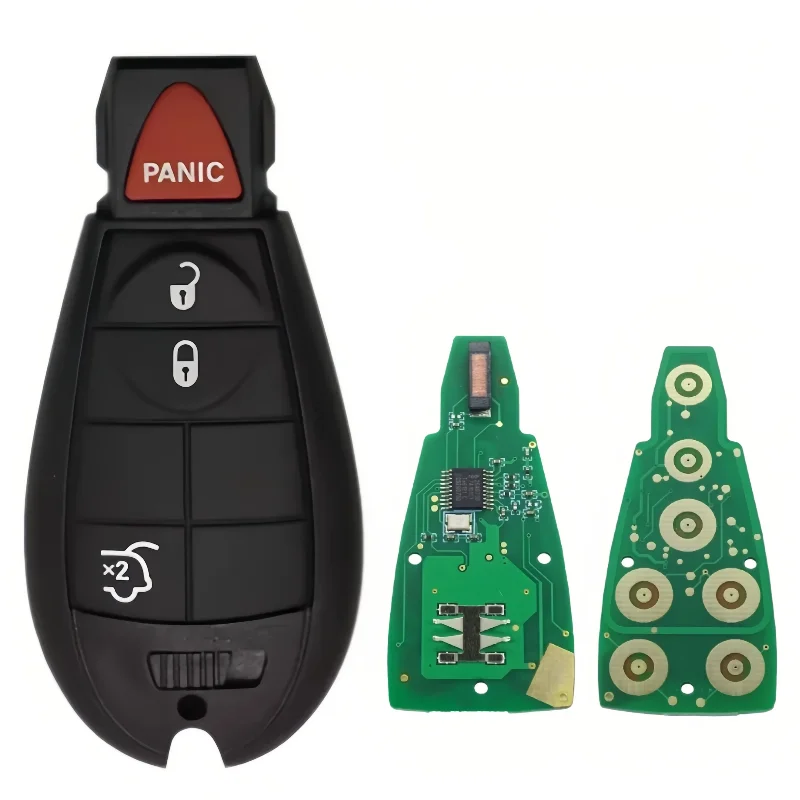 3+1 Buttons Remote Car Key Fobik For Chrysler Jeep Cherokee ASK 433.92MHz PCF7941A HITAG 2 ID46 Chip FCC ID:M3N5WY783X IYZ-C01C