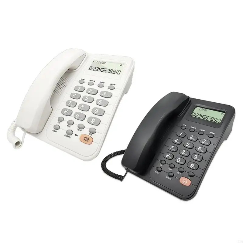 U75B Business Office Landline Phone Telephone With Caller Display For Hotel Guest Room, Corded Telephone