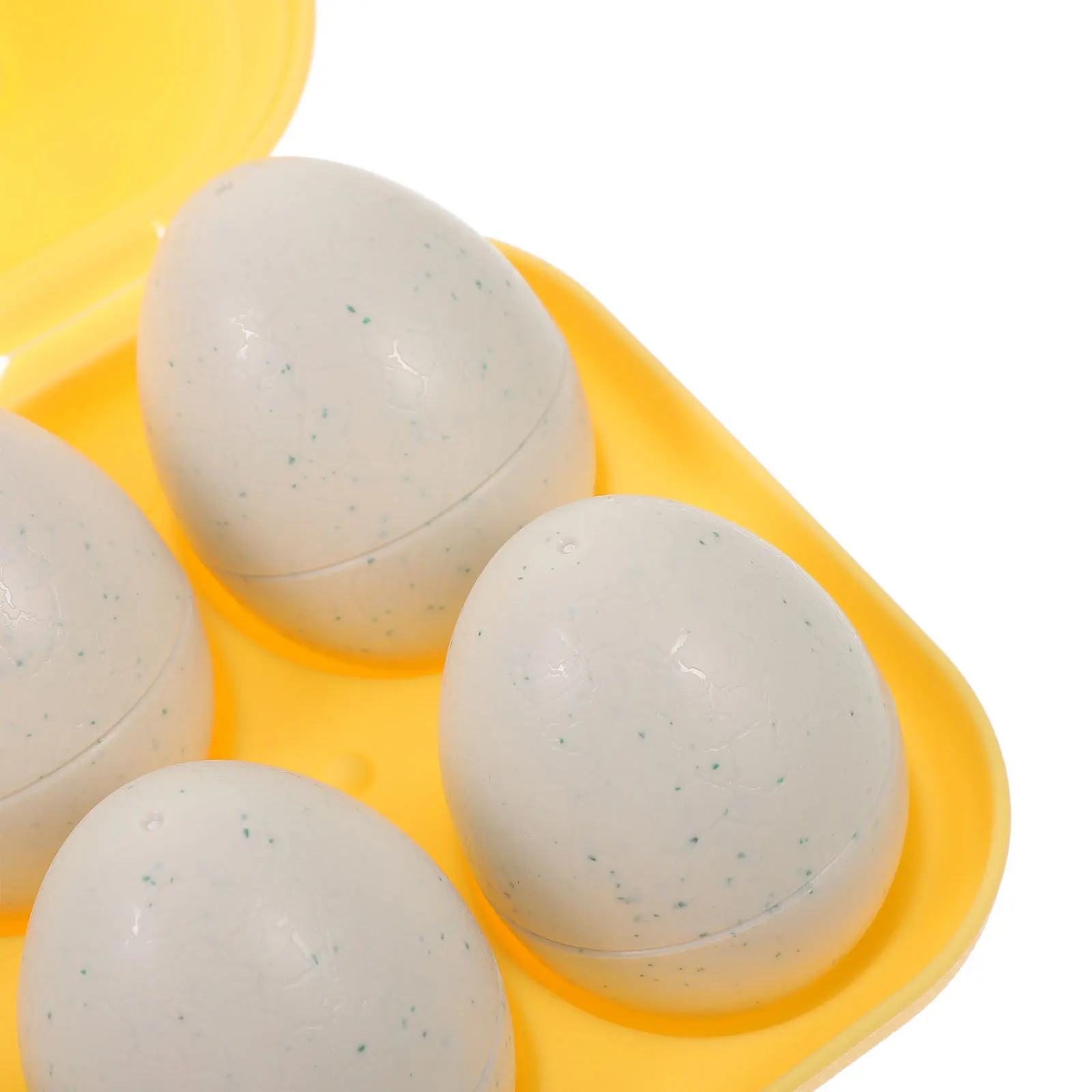 6Pcs Matching Eggs Smooth Surface Safe Educational Tool for Toddlers Color Shape Recognition Matching Eggs Egg Toys for Toddlers