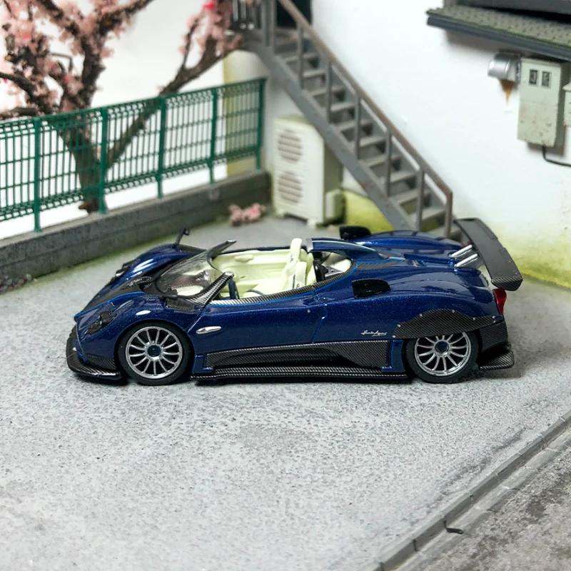 Diecast Model Car 1:64 Rozmiar Pagani Zonda HP Alloy Car Model Pagani Super Muscle Car Collection Zabawki dla chłopców Prezent Oryginalne pudełko