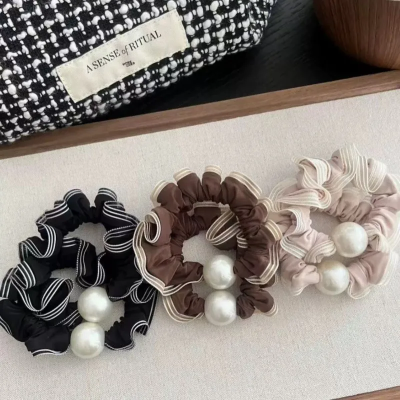 Spitze Perle Hochelastisches Haarband Haarschmuck für Frauen