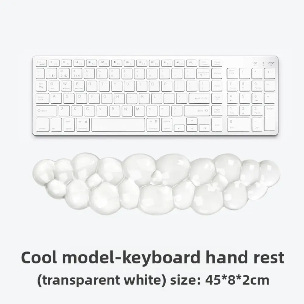 Portable Gradient Silicone Wrist Support Cloud Shape Pain Relief Keyboard Wrist Rest Ergonomic Non-Slip Wrist Pad Gamer