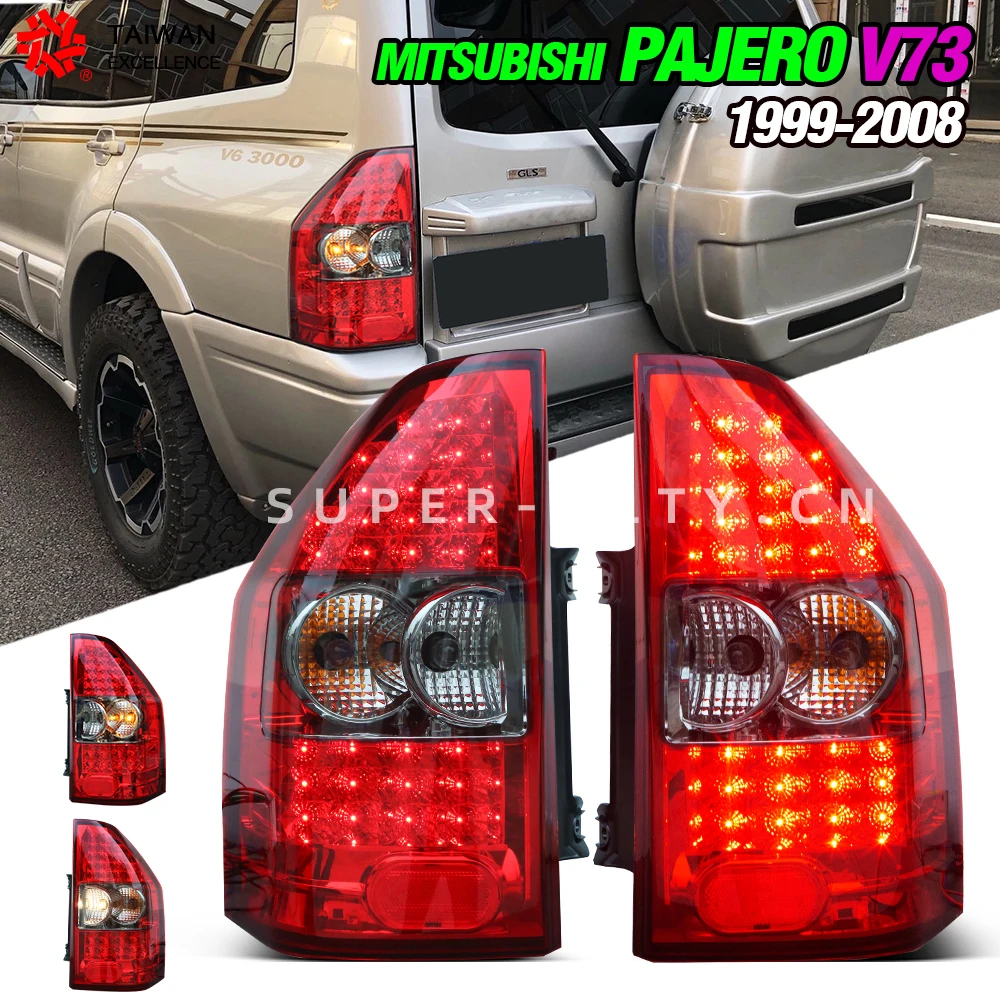 

Eagle Eye TailLights For 1999-2008 Mitsubishi Montero Pajero V73 LED Tail Light V75 V77 Dynamic Signal DRL 2PCS Car TailLight