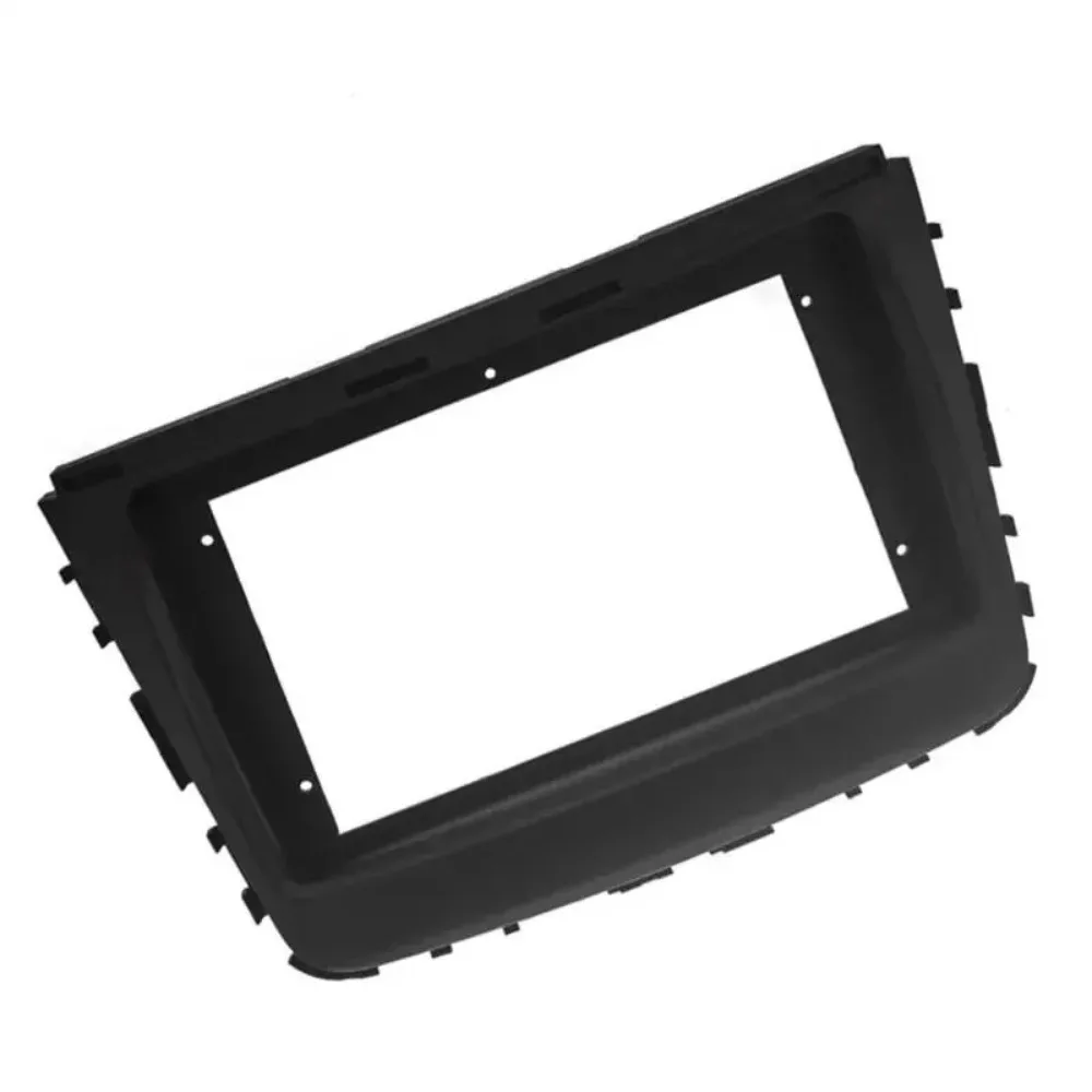 For 2017+ SSANGYONG REXTON MUSSO Accessories 2Din Car Frame Fascia 9'' Screen Installation Dash Player Head Unit Panel Kit Cover