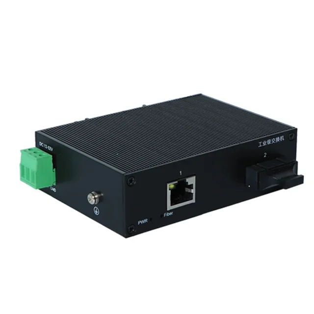 Good Thing Recommendation   Industrial Exchange Unmanageable 1 Port 10/100/1000 + 1Port Gbit  Switch  Long-distance Transmission