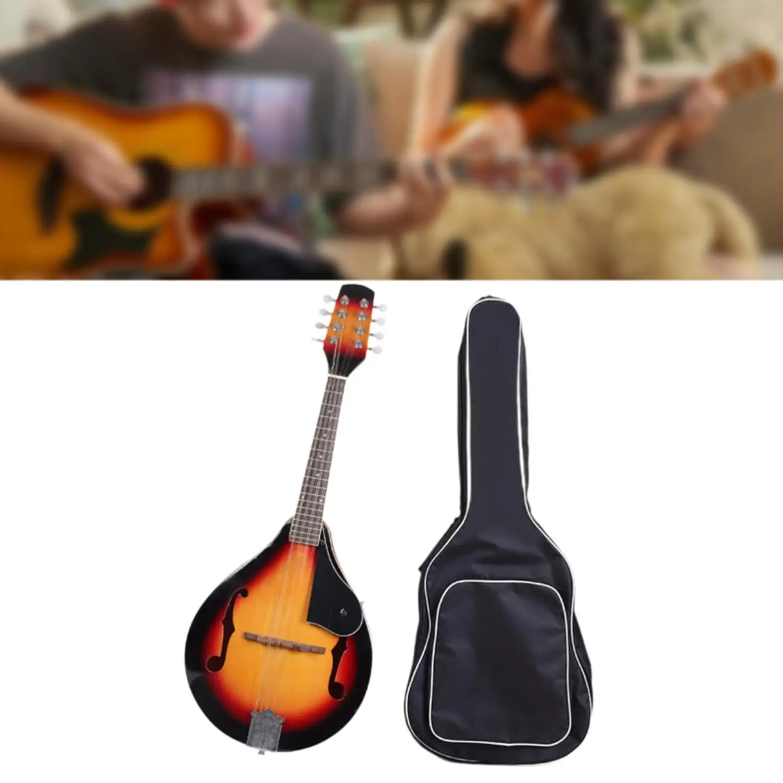 

Mandolin Instrument with Mandolin Gig Bag for Practice Performance Show