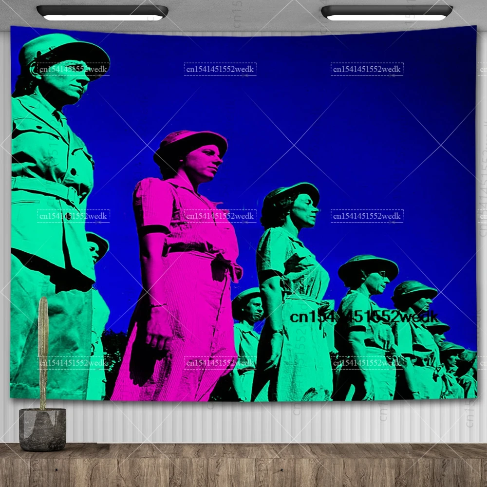 TV Girl Albums Who Really Cares Wall Tapestry Psychedelic Couple Lover Art Tapestry Aesthetic Bedroom Decoration Painting