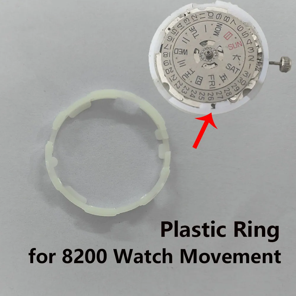 

1/10Pcs Watch Movement Plastic Spacer Ring for 8200 Movement Watch Case Inner Cover Ring Spare Parts Replacement Accessories