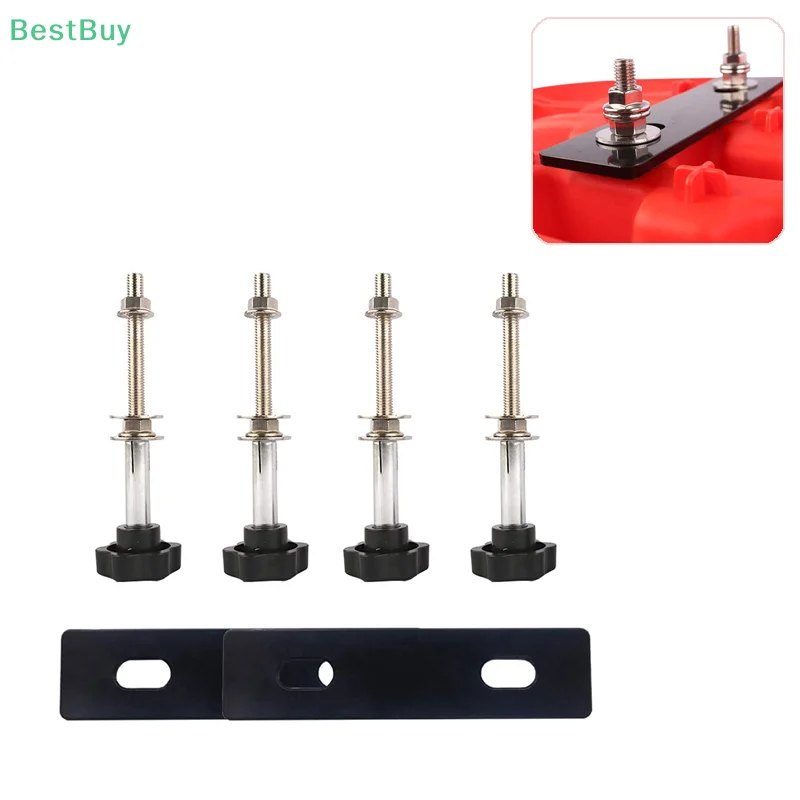 Universal Car Mounting Pins Base Plates Kits For Traction Boards Fit For All Recovery Tracks With 4.72