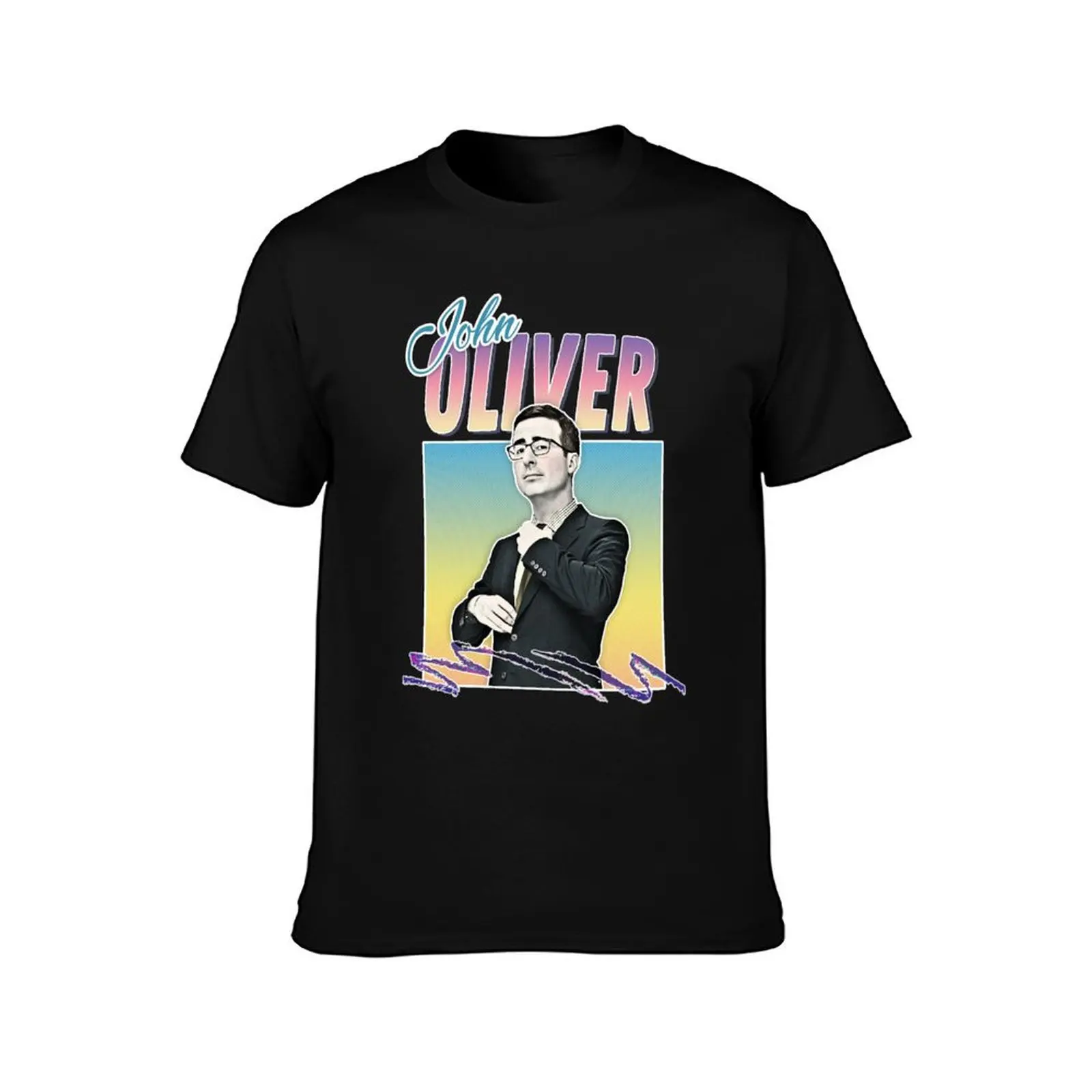 Last Week Tonight With John Oliver - Awesome original retro fan art design T-Shirt funny t shirts man T-Shirt
