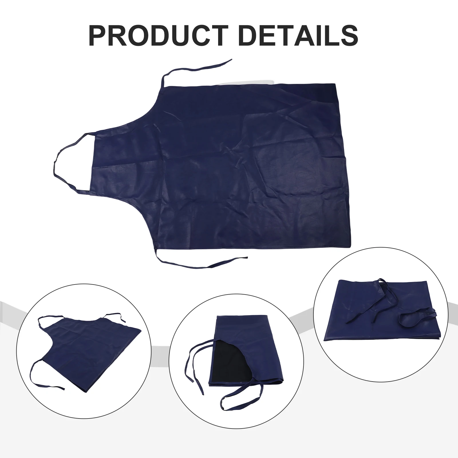 Oil for proof Work Apron Leather Apron Accessory Burden-free Wear Efficient Cleaning High-temperature Oil for splash Protection