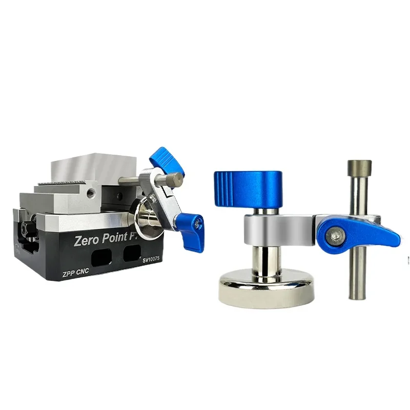 Self Centering Vice Vise Magnet Locator Positioner CNC Workpiece Locator Auxiliary Parallel Magnetic Suction Auxiliary Vise Vice