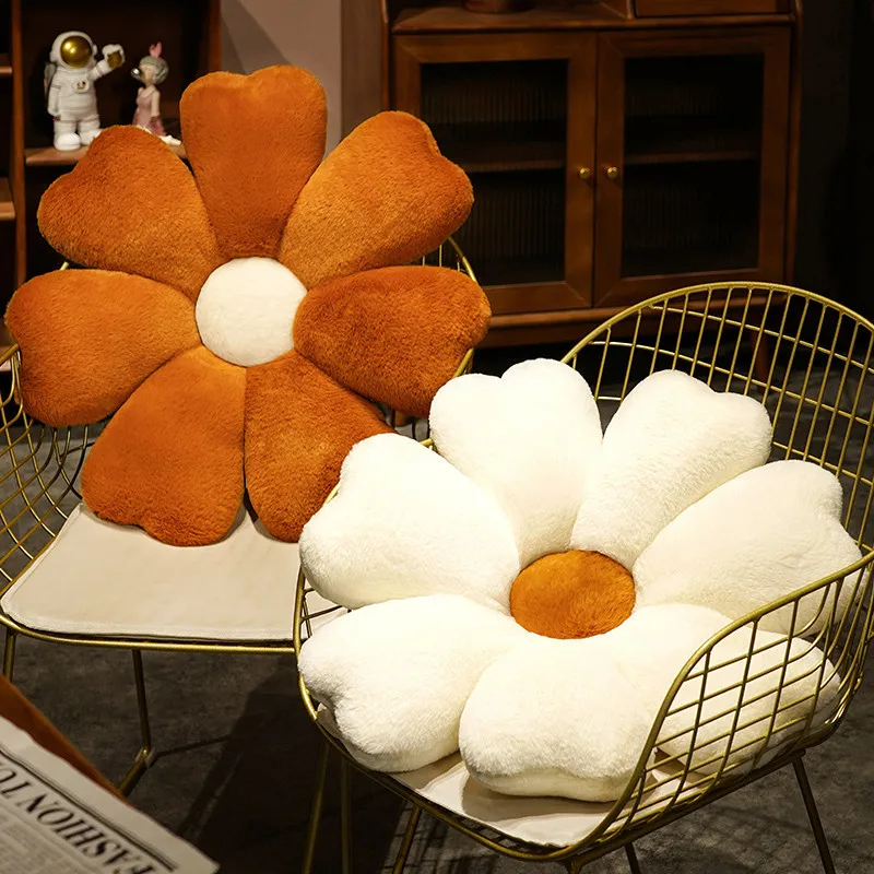 60cm Round Flower Pouf Tatami Cushion Pillow Chair Floor Cushions Soft Seat Pillow Pad Throw Pillow Cushion Flower Cushion Gift