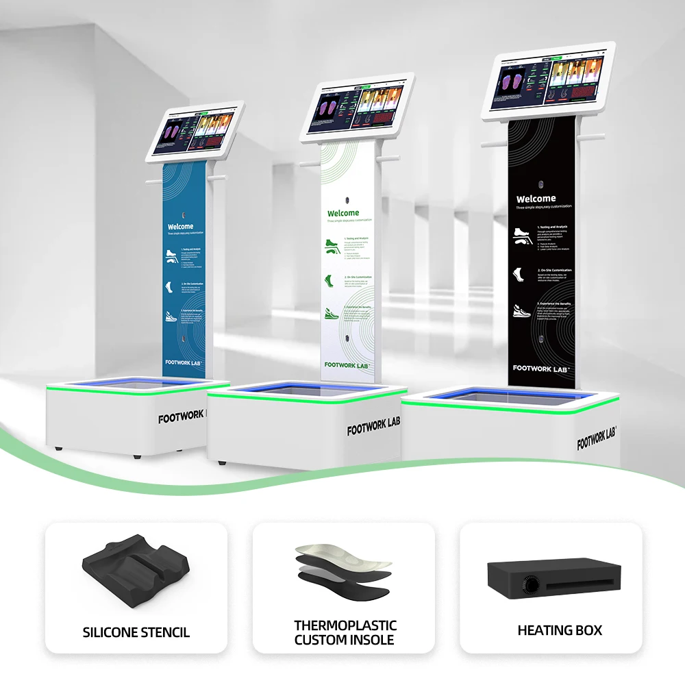 Прямой заводской сканер ног, коррекция осанки, персонализированная вставка для обуви, настройка индивидуальной машины поддержки свода стопы