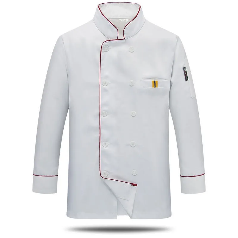Kochuniform für Herren, Cafeteria, Kochuniform, kurzärmelig, wasserdicht, für Herren, Küche und Rücken, Küchenoberteil, Kochuniform