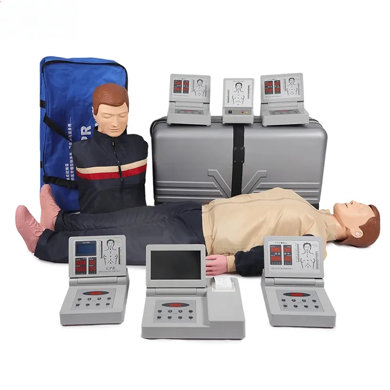 

Cardiopulmonary Resuscitation Simulator Full Body CPR First Aid Training Simulation Exercise Fake Human Model