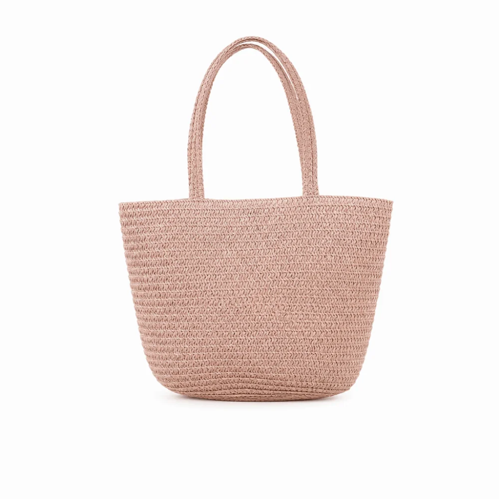 Creative Weaving Girl Handbag Multicolor Two Size Mini Hand Bag Beach Use Coin Bag Summer Season