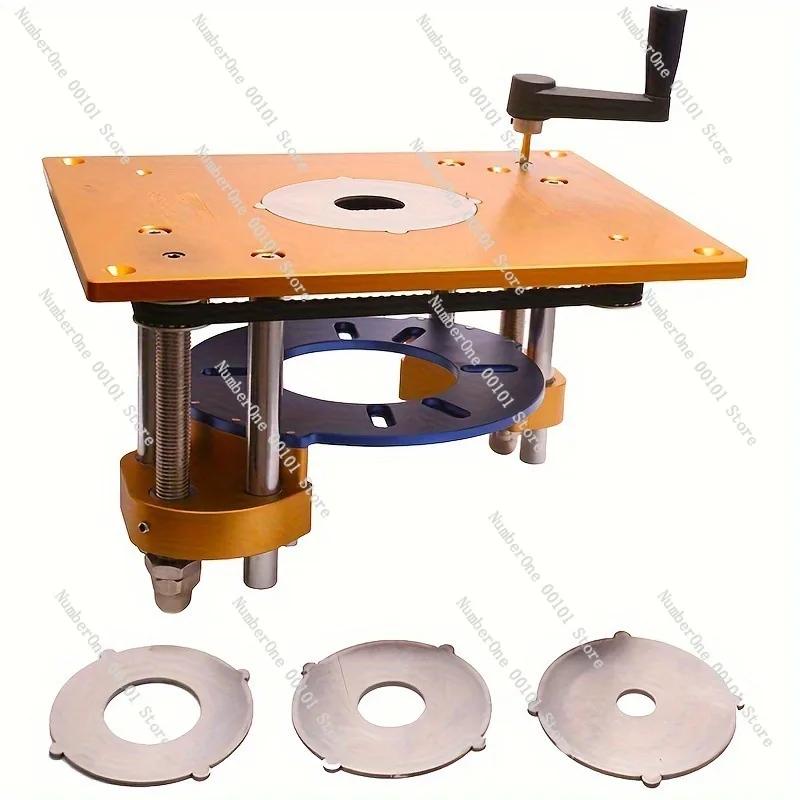 Hebebarer Graviermaschinen-Arbeitstisch-Einsatztisch, elektrische Holzbearbeitungsfräsmaschine, Trimmfräsmaschine, DIY-Holzbearbeitungs-Werkbank