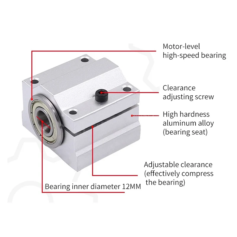 Unpowered Spindle Assembly B12 Drill Chuck Lathe Spindle Assembly Small Lathe Accessories Trimming Belt B10/B12/B16 Drill Chuck