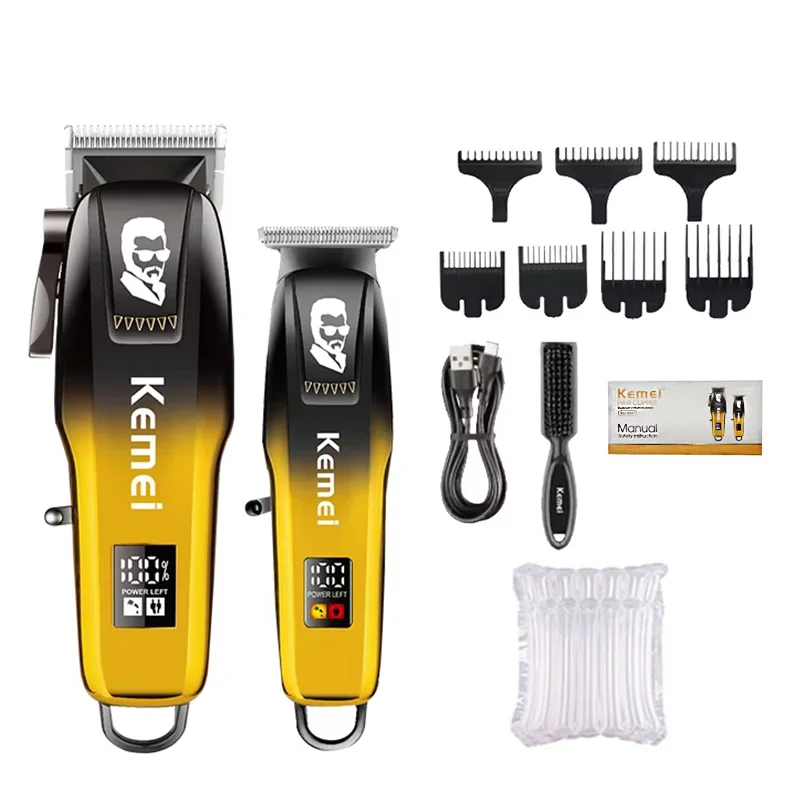 Kemei originele tondeuse voor mannen, elektrisch scheerapparaat, tondeuse, professionele snijmachine, KM-8501, KM-TX10, kit