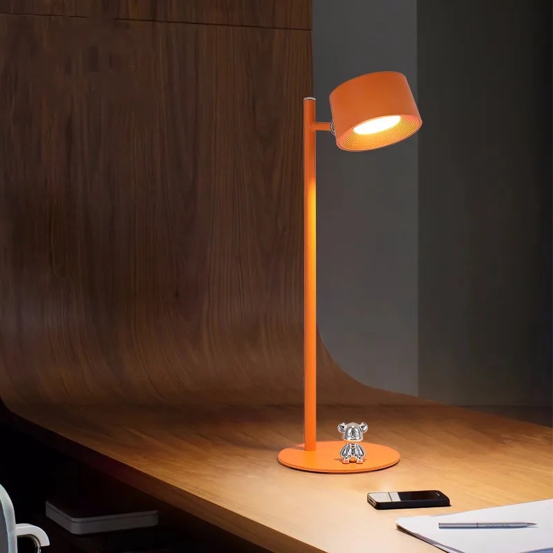 Rechargeable Magnetic Suction DeskLamp WallLight Dual-Purpose Adjustable Brightness Spotlight Bar Bedroom StudyRoom AmbientLight
