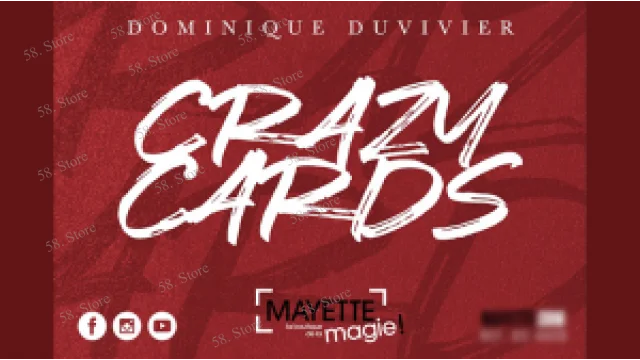 Crazy Cards By Dominique Duvivier Magic tricks ( 58 Store Download )