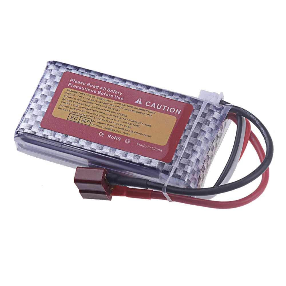 แบตเตอรี่2S Lipo 2S 7.4V 1500mAh 1800mAh ของเล่น RC 45C แบตเตอรี่แบบชาร์จไฟได้สำหรับเฮลิคอปเตอร์ควบคุมรีโมตเครื่องบินรถยนต์เรือ quaddrone