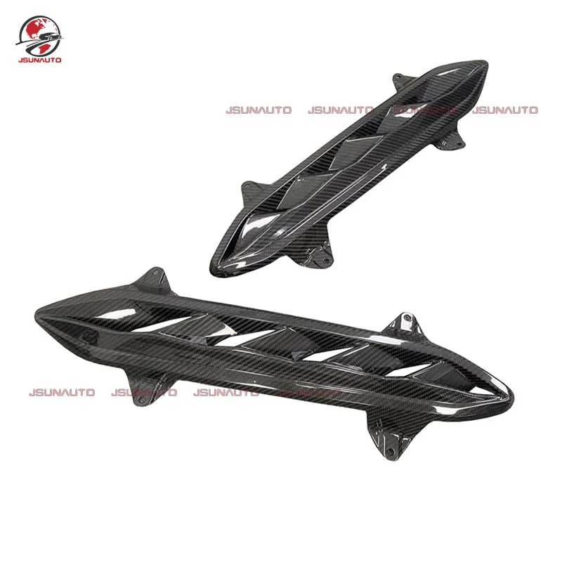 2020-2025 لامبورغيني أوروس S أوروس بيرفورمانتي ريال جاف ألياف الكربون محرك هود غطاء فتحة التهوية استبدال مغرفة #5