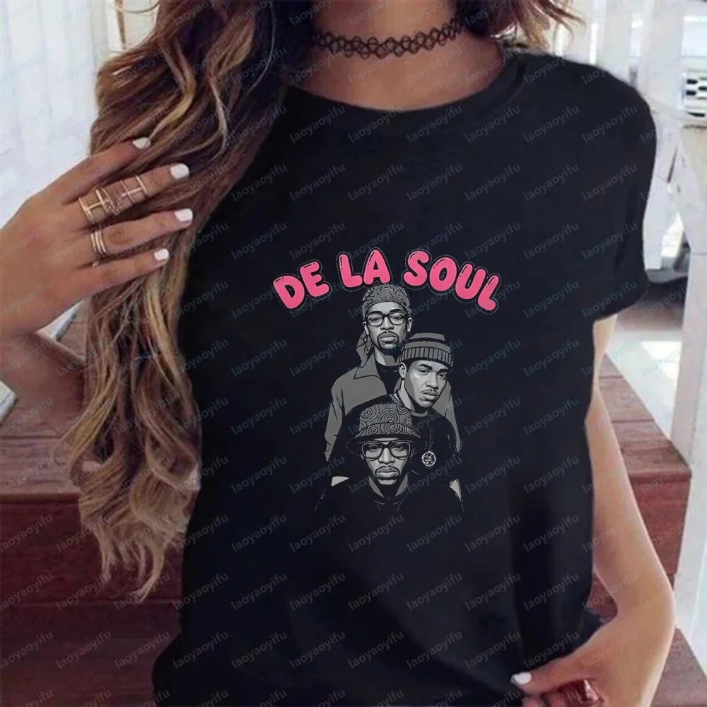 De La Soul - Retro Pirated Style Fashion New Product Long-Sleeved T-shirt - Fun Crazy Men and Women Universal Round Neck T-shirt