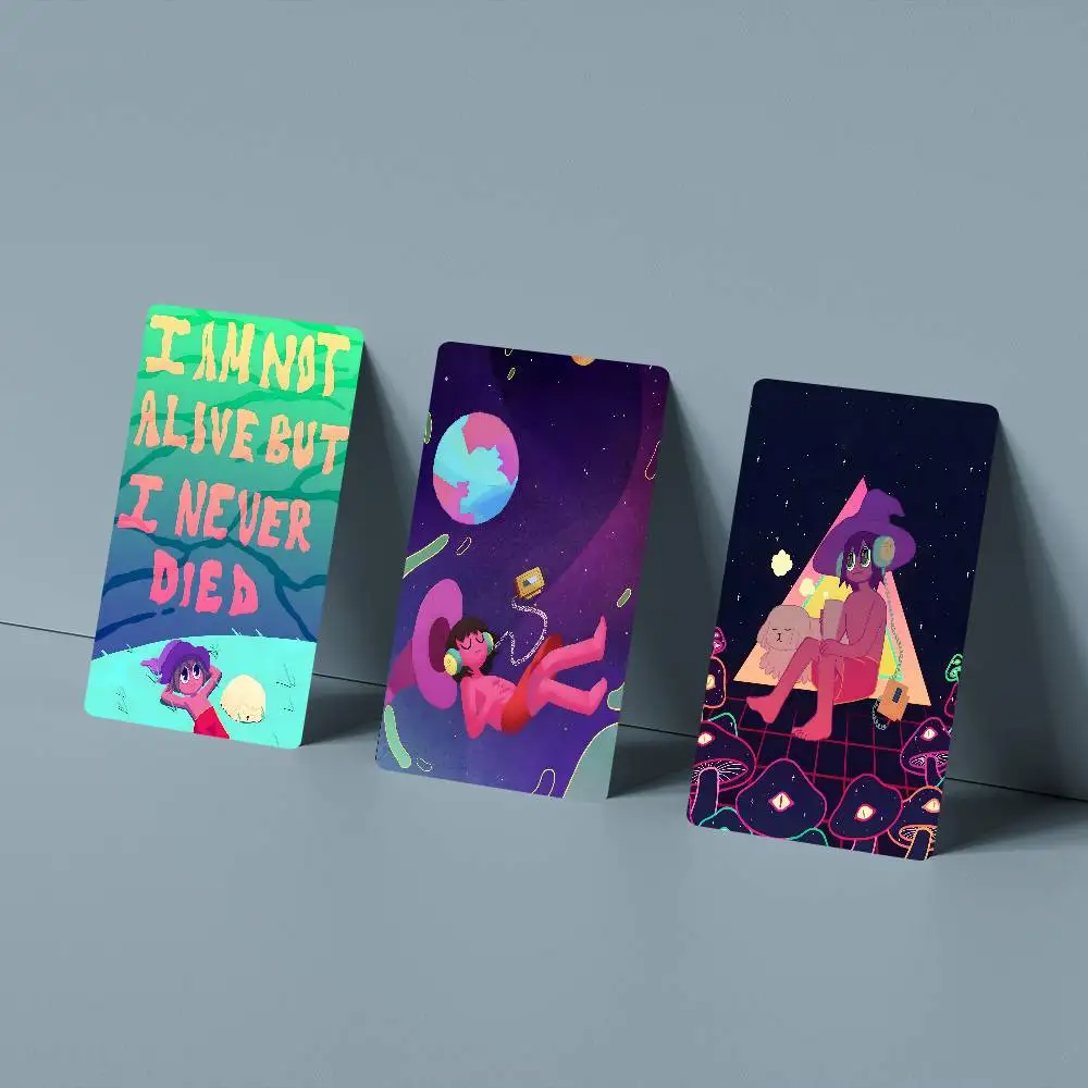 

The M-Midnight Gospel Clancy Credit Card 4PCS Anti-scratch Waterproof Stickers for Bank Debit Decorative Protection