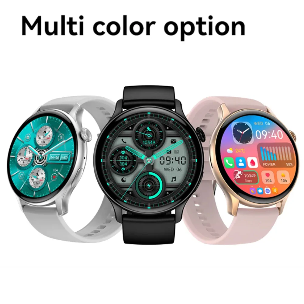 for Nubia Red Magic 5S 6 Pro 6s 6R Z30 Redmi 7 Wireless Charging Smartwatch Bluetooth Calls Watches Men Women Fitness Bracelet