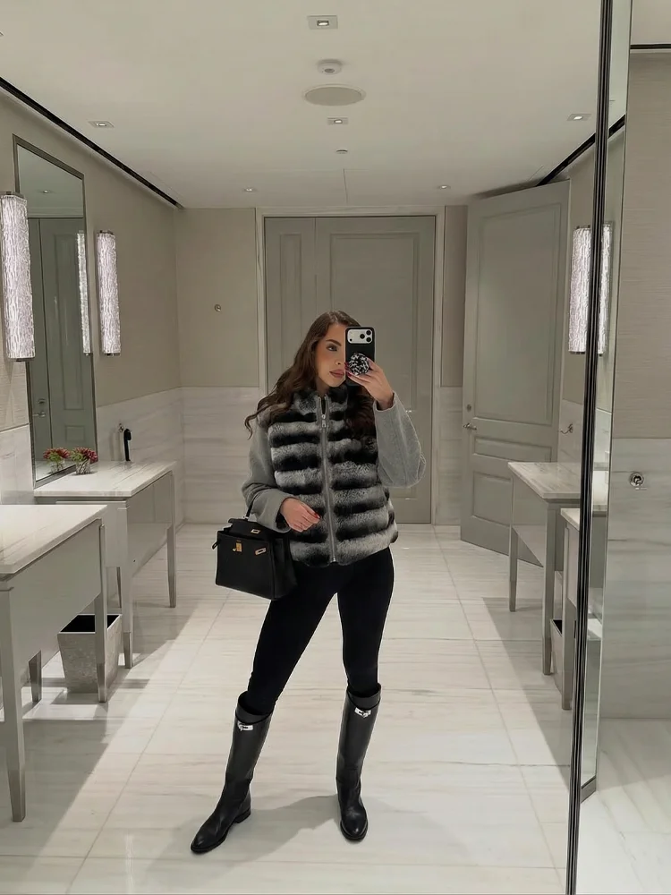 

Женская куртка, меховые куртки, модная повседневная новая верхняя одежда на молнии спереди, женская одежда, повседневные пальто, короткое пальто, женская одежда