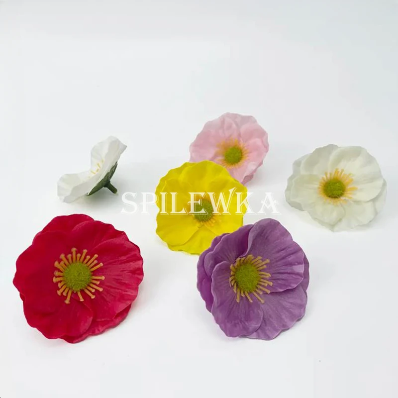 50 Stück Mohnblumenköpfe Künstliche Blumen DIY-Bastelmaterialien für Geschenkboxen, Blumensträuße, Valentinstag, Hochzeit, Heimdekoration – Detail 3