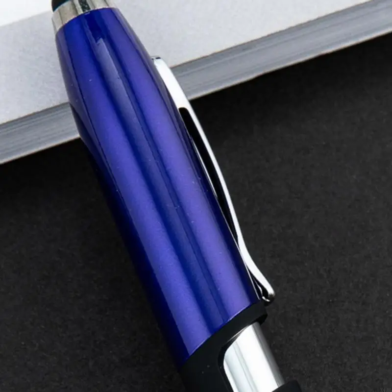 K1AA 6PCS Pen 1.0 มม. LED Ballpoint Pen Pen เขียน Pen Pen Black Pen