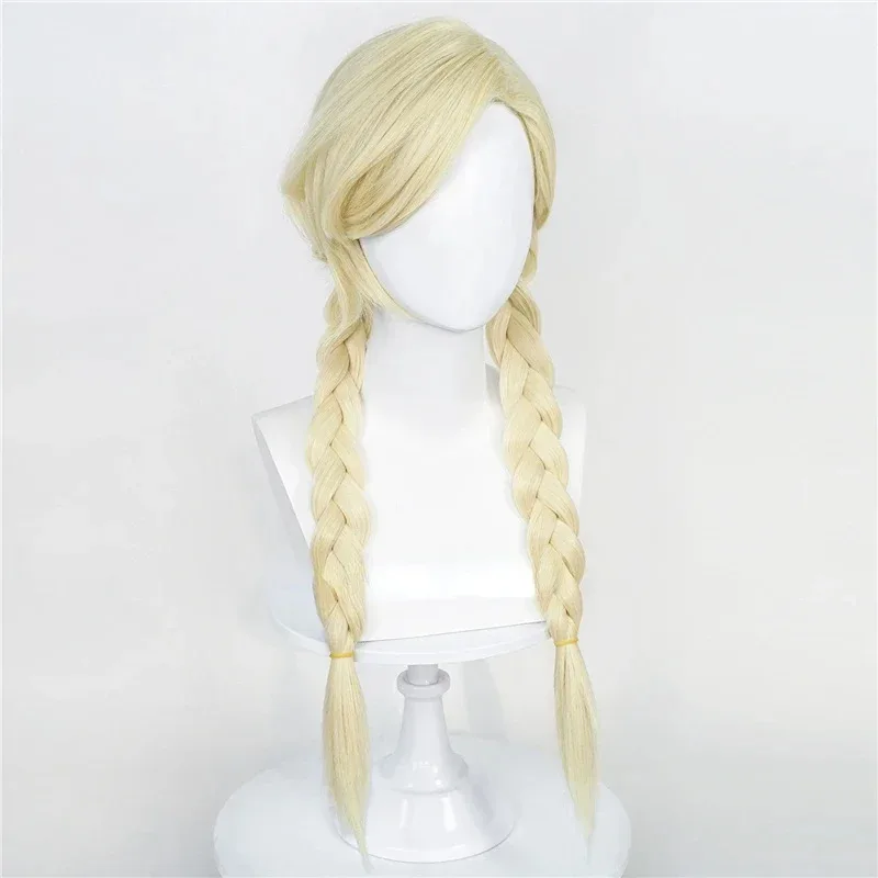 2025 New Anime Tokyo Revengers Ran Haitani Rindo Cosplay Wig Tenjiku Rokuhara Tandai Golden Double Twist Braid Hair ★☆★