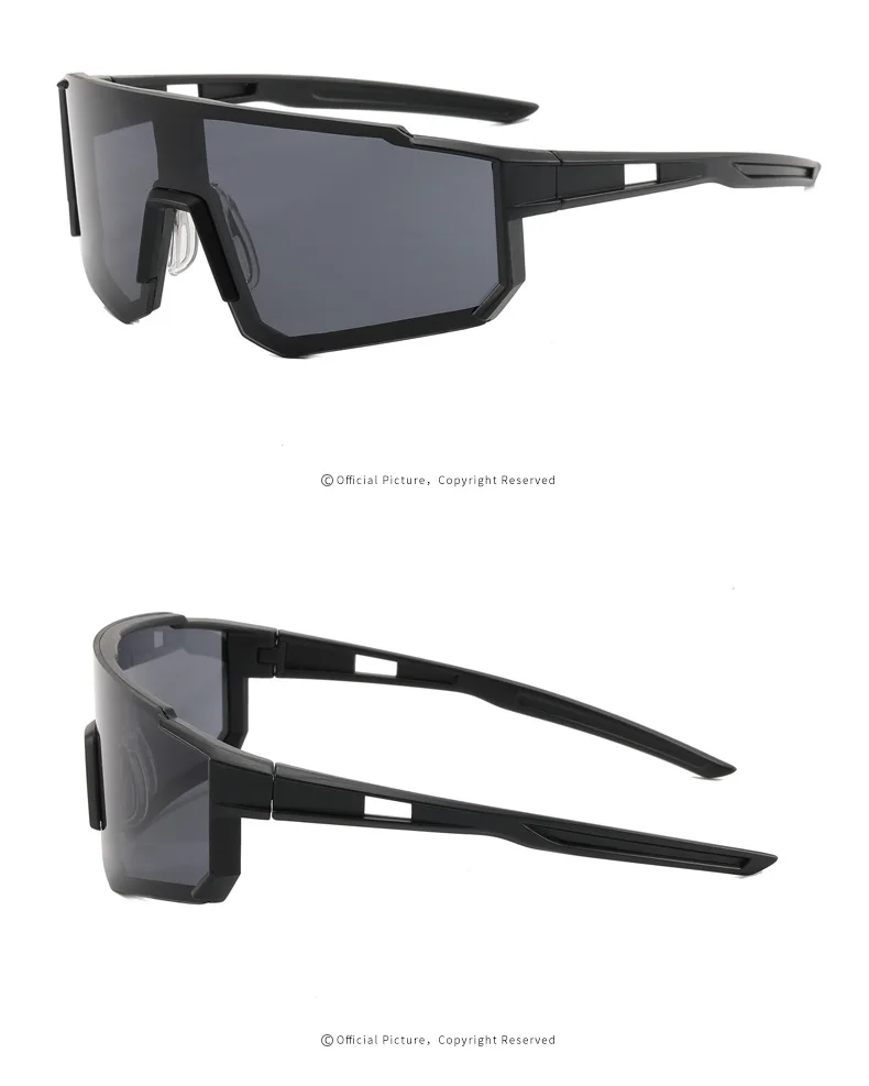 Übergroße randlose Sport-Polarisations-Sonnenbrille für Damen, neue modische rahmenlose Shield-Sonnenbrille für Herren, Outdoor-Fahrradbrille 2026 – Detail 22