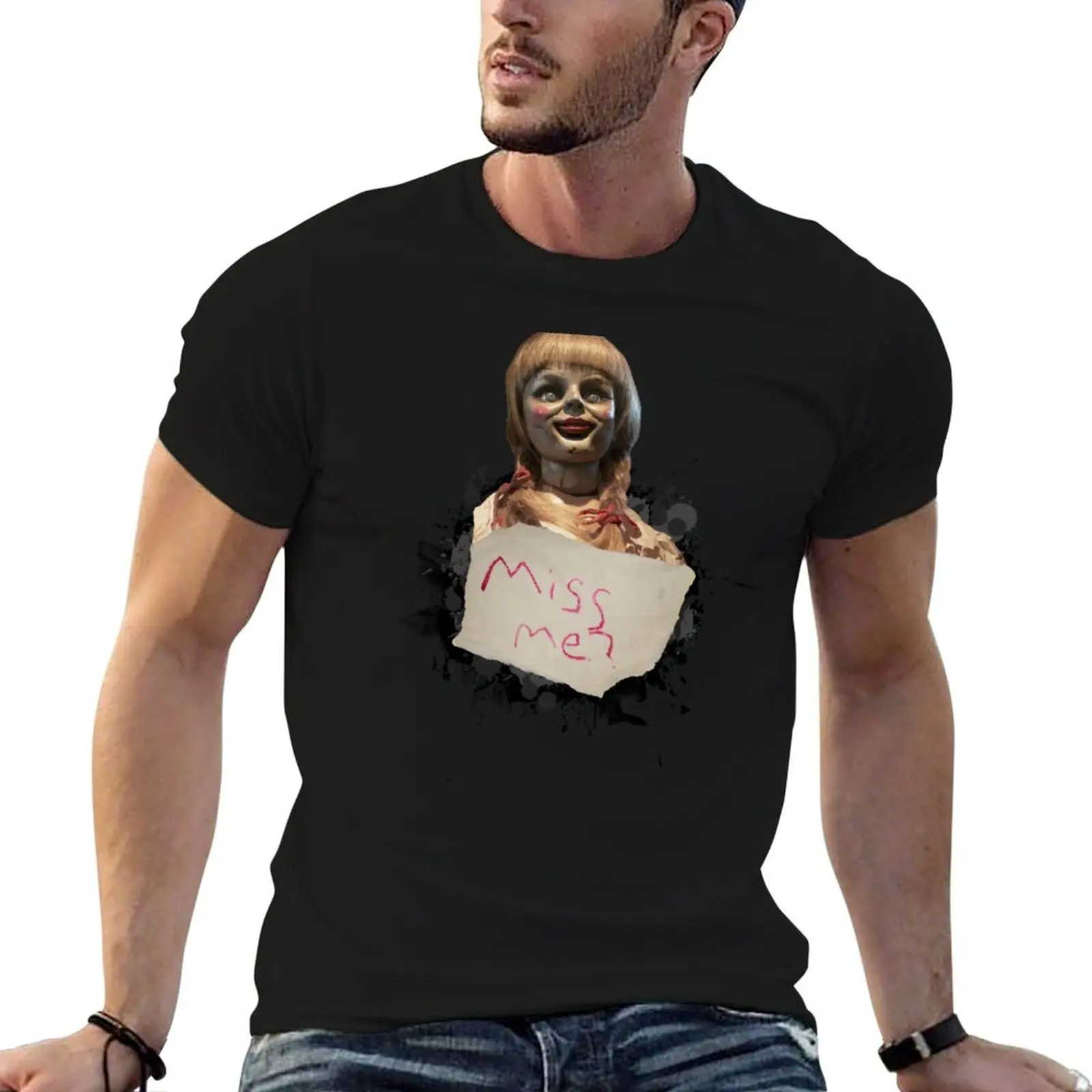 

T-Shirt men for t cotton shirt man Annabelle the Doll shirts t man