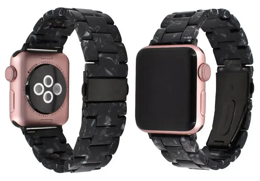 Ремешок резиновый для Apple Watch Band 45 мм 46 мм 41 мм 44 мм 40 мм 49 мм, модный браслет для iwatch Serise 10 9 8 7 6 5 SE Ultra 2