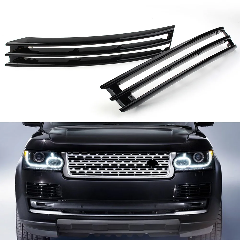 Car Front Bumper Grille Lower Grill Replacement Parts For Land Rover Range Rover L405 2013 2014 2015 2016 2017 Gloss Black