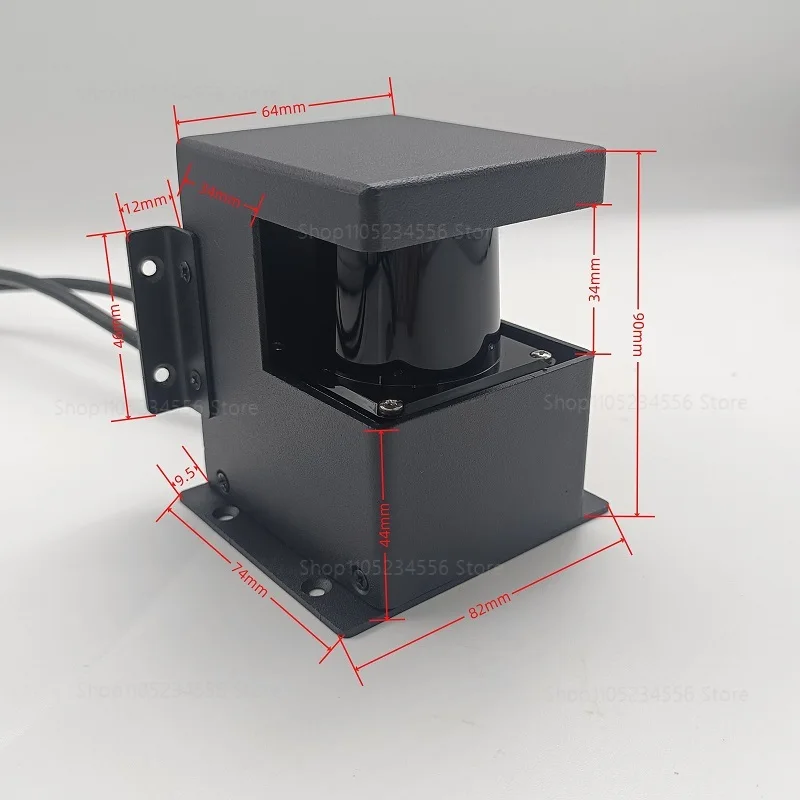 

9CM lidar shield 10H20H protective shell Beiyang UST-10LX/05 bracket wall and ground