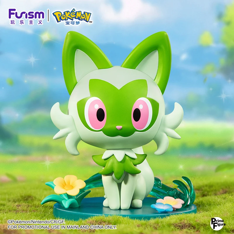 3 Stijl Pokemon Anime Actiefiguren Sprigatito Fuecoco Quaxly Grote maat Echt Desktop Ornamenten Model Speelgoed Kid's Verjaardagscadeau