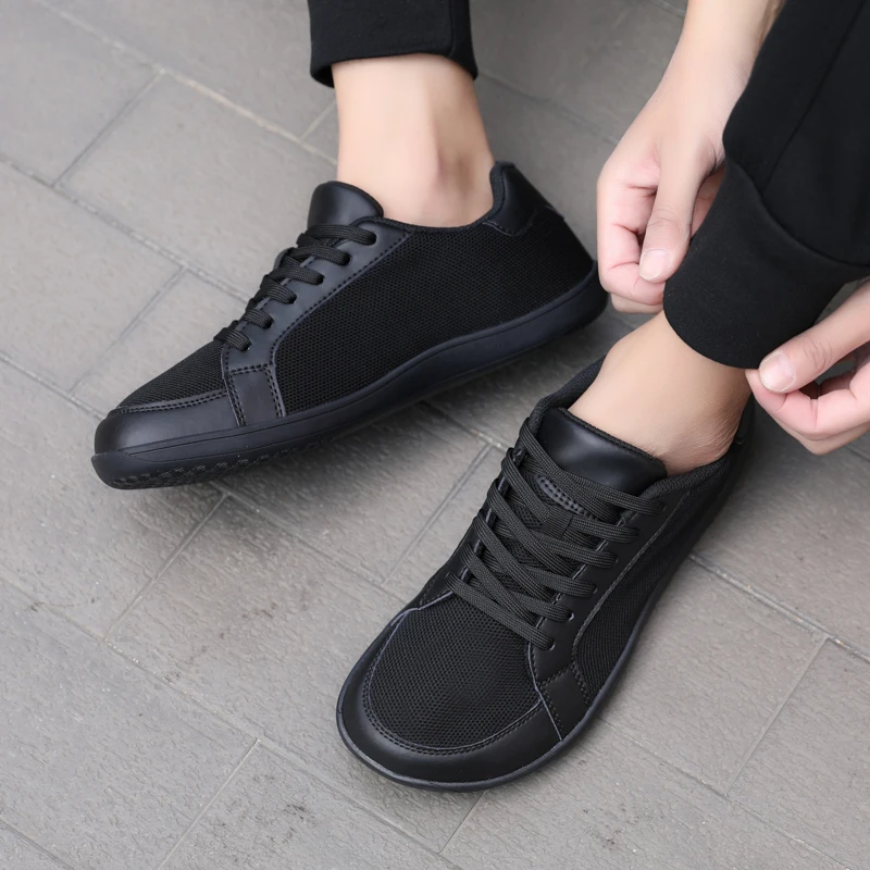 Calzado Deportivo Unisex, Nuevo, Estilo Barefoot, para Fitness, Correr, Seguro, para Exteriores, Atlético, Casual, de Lujo, de Diseñador, Original, Antideslizante, con Cordones